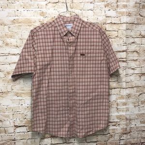 Men’s shortsleeve Carhartt dress shirt size Large